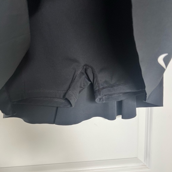 Nike Black Flared Athletic Skirt with Swoosh - Picture 3 of 4